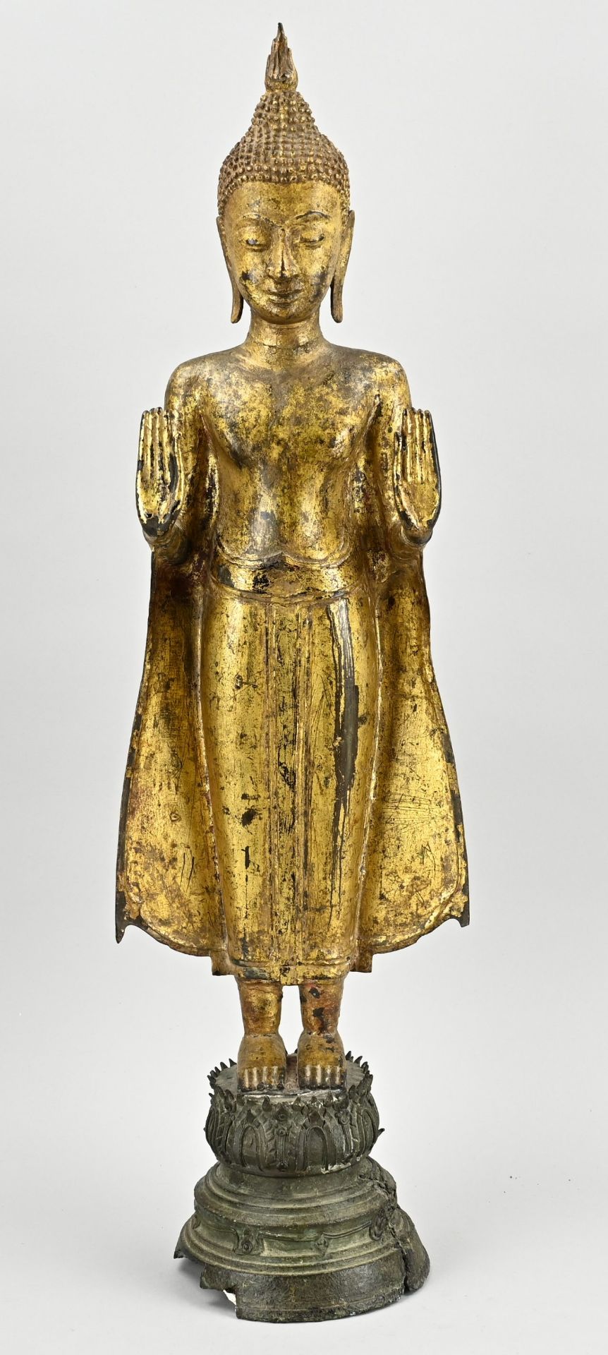 Buddha figure (standing), H 72 cm.