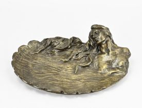 Bronze bowl in Art Nouveau style
