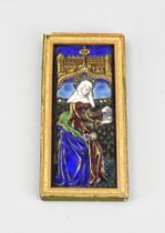 Rare enamel plaque (religious)