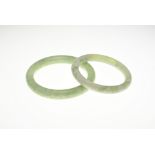 2 Jade bracelets, Burma