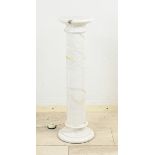 Marble column with lighting