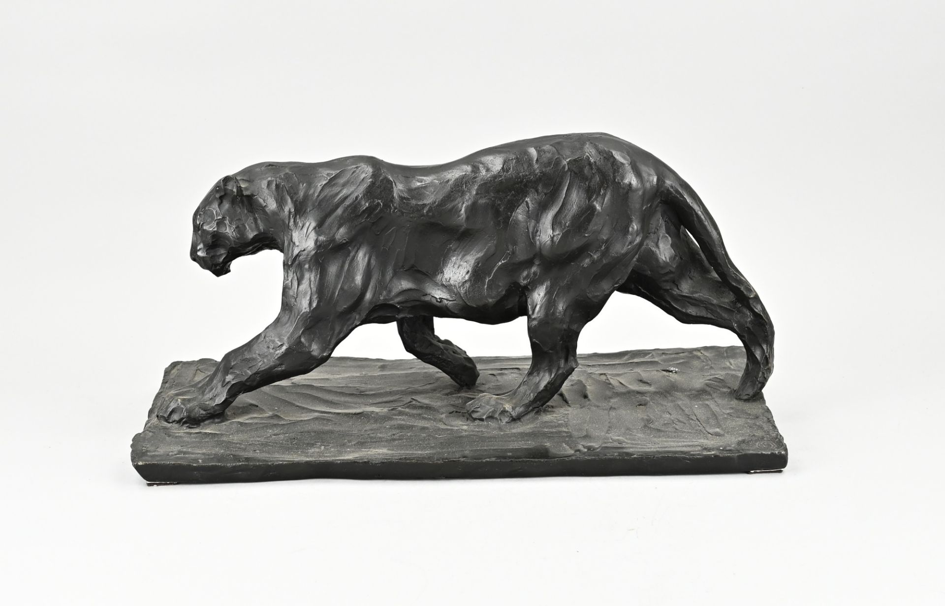 Bronze statue, Tiger - Image 2 of 3