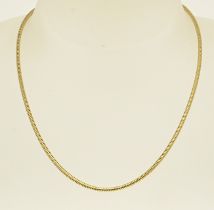 Gold snake necklace
