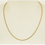 Gold snake necklace