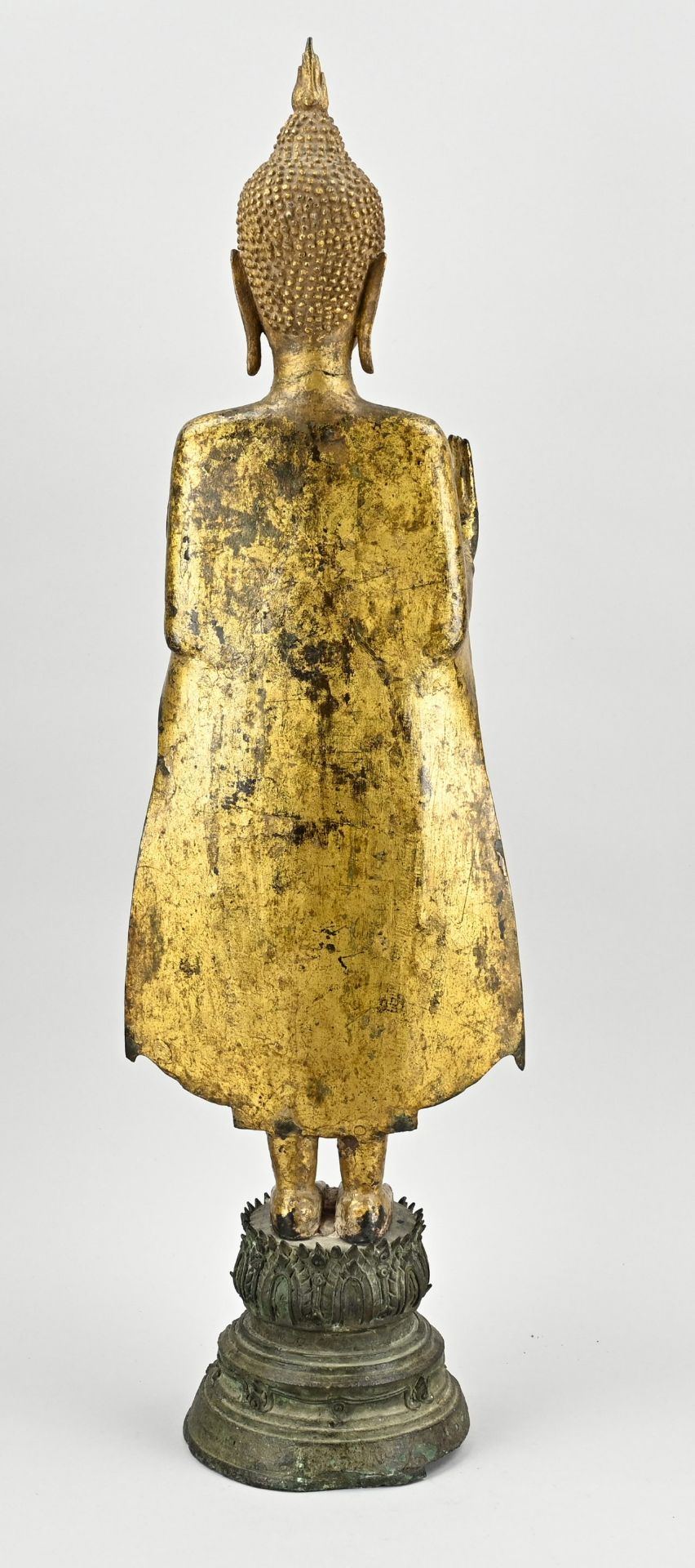 Buddha figure (standing), H 72 cm. - Image 2 of 2