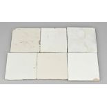 Lot of white tiles (74 pcs.)