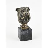 Bronze bust, Bulldog head