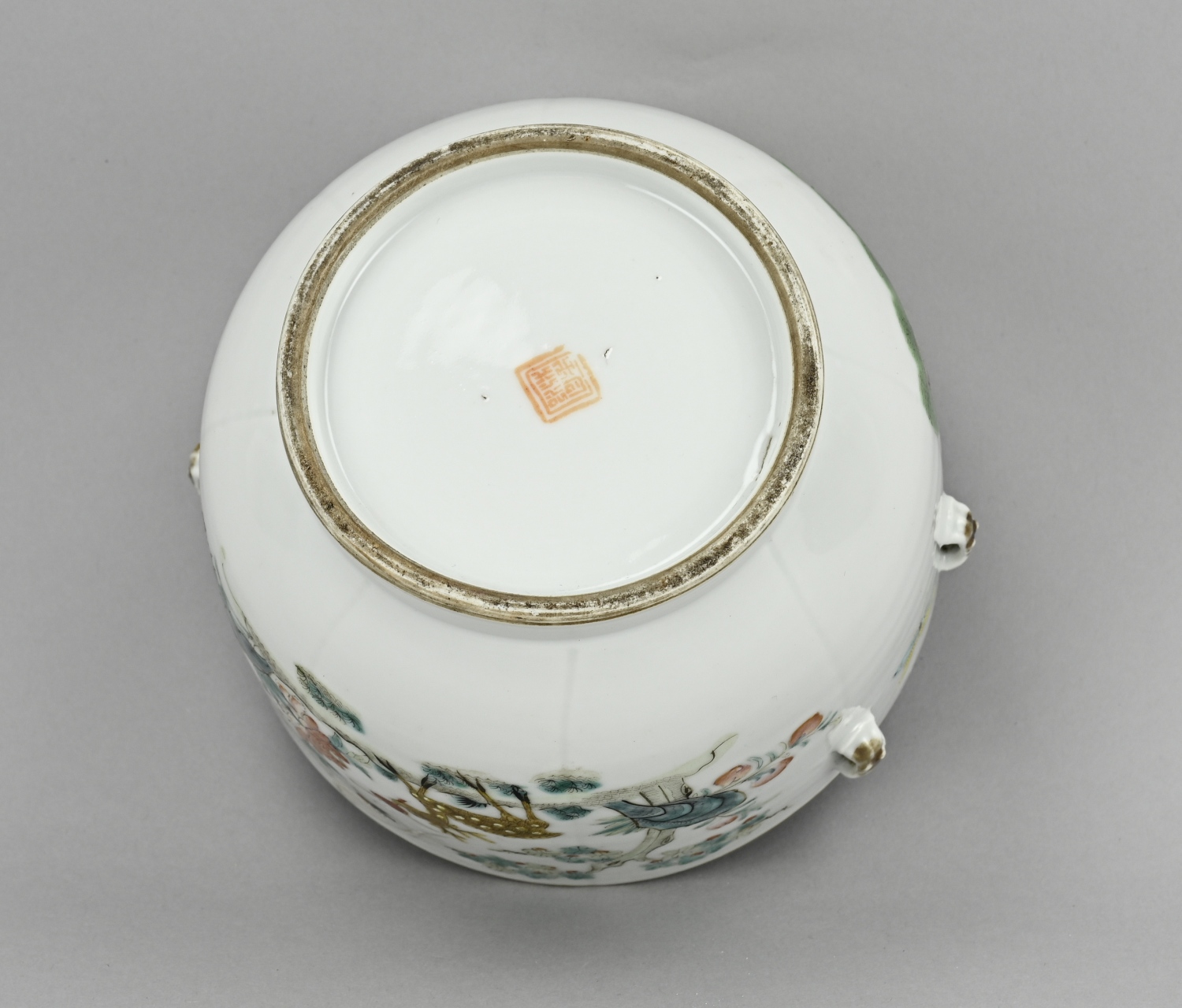 Chinese lidded jar Ã˜ 16.5 cm. - Image 2 of 2