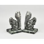 2x Art Deco bookends