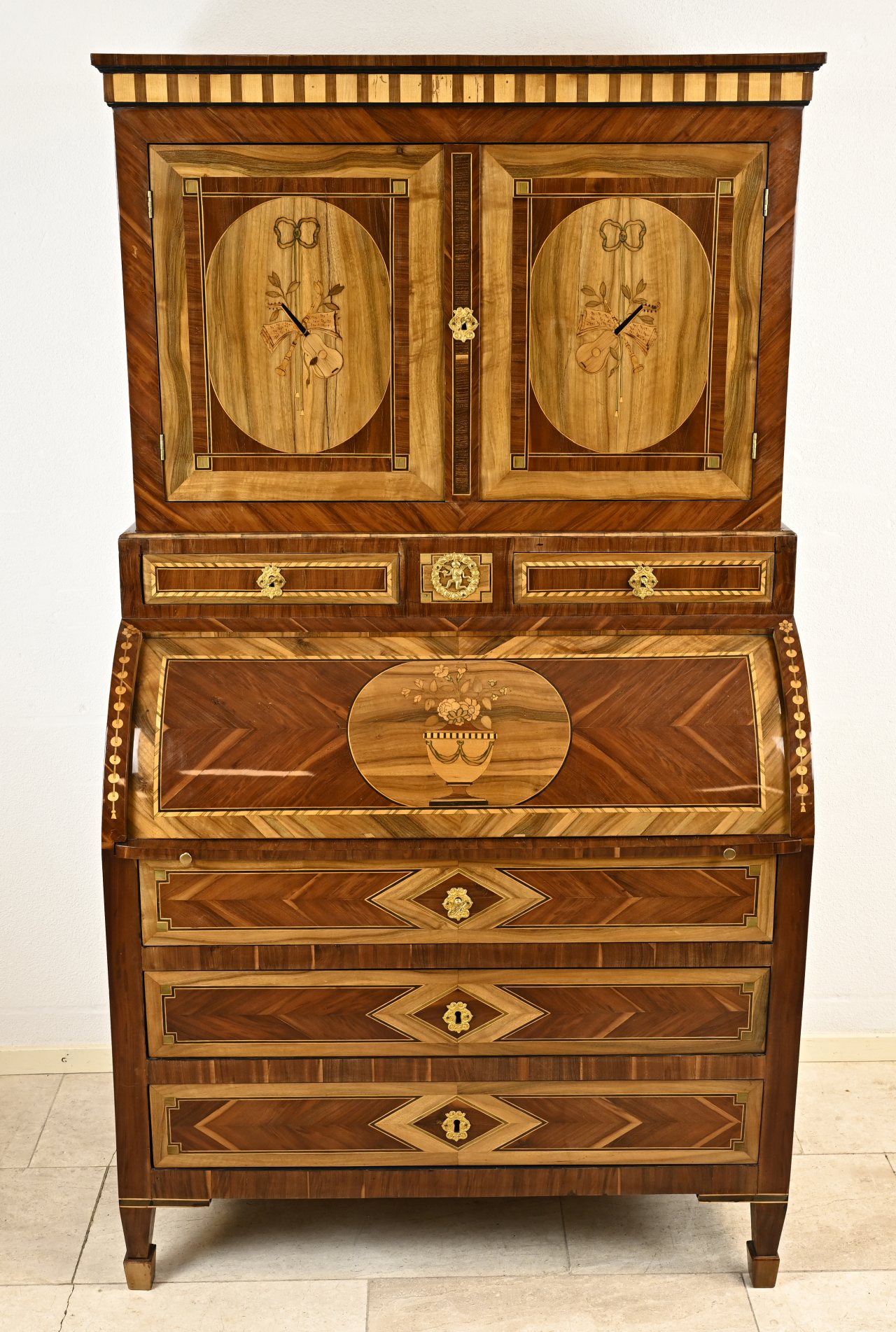 Marquetry desk