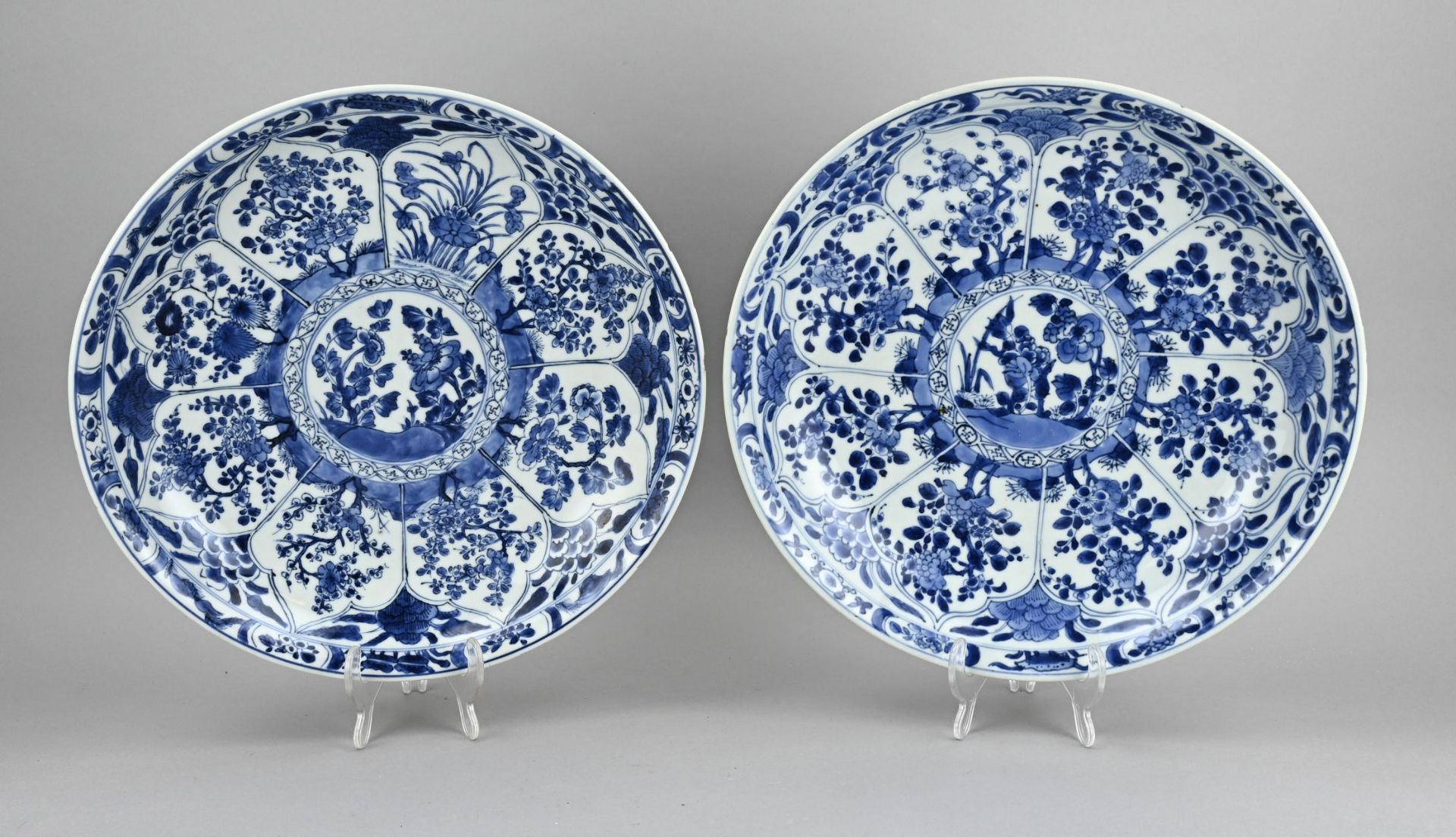 Pair of Kang Xi dishes.