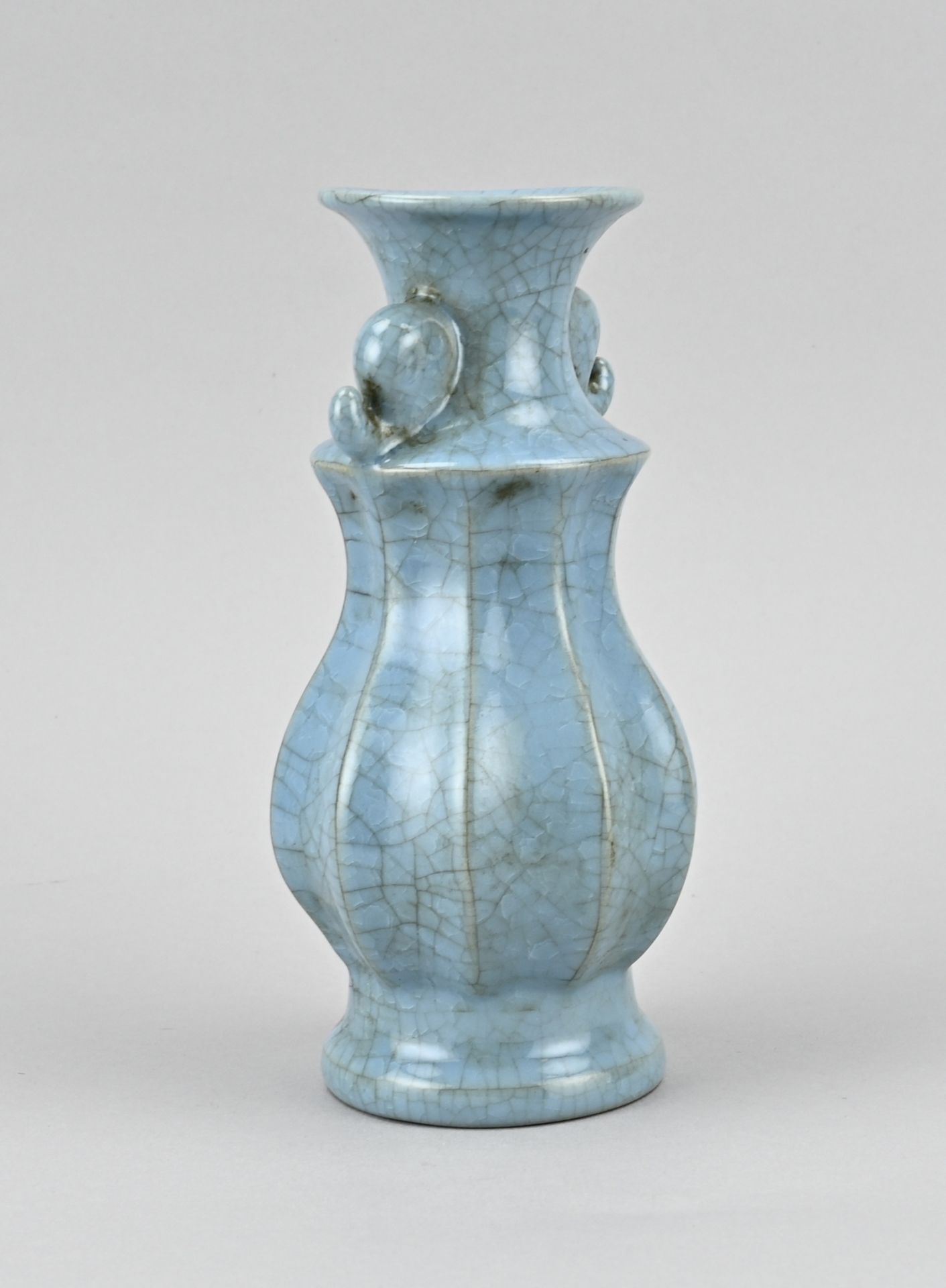 Chinese vase, H 21.8 cm. - Image 2 of 3