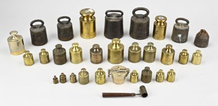 Lot of antique weights