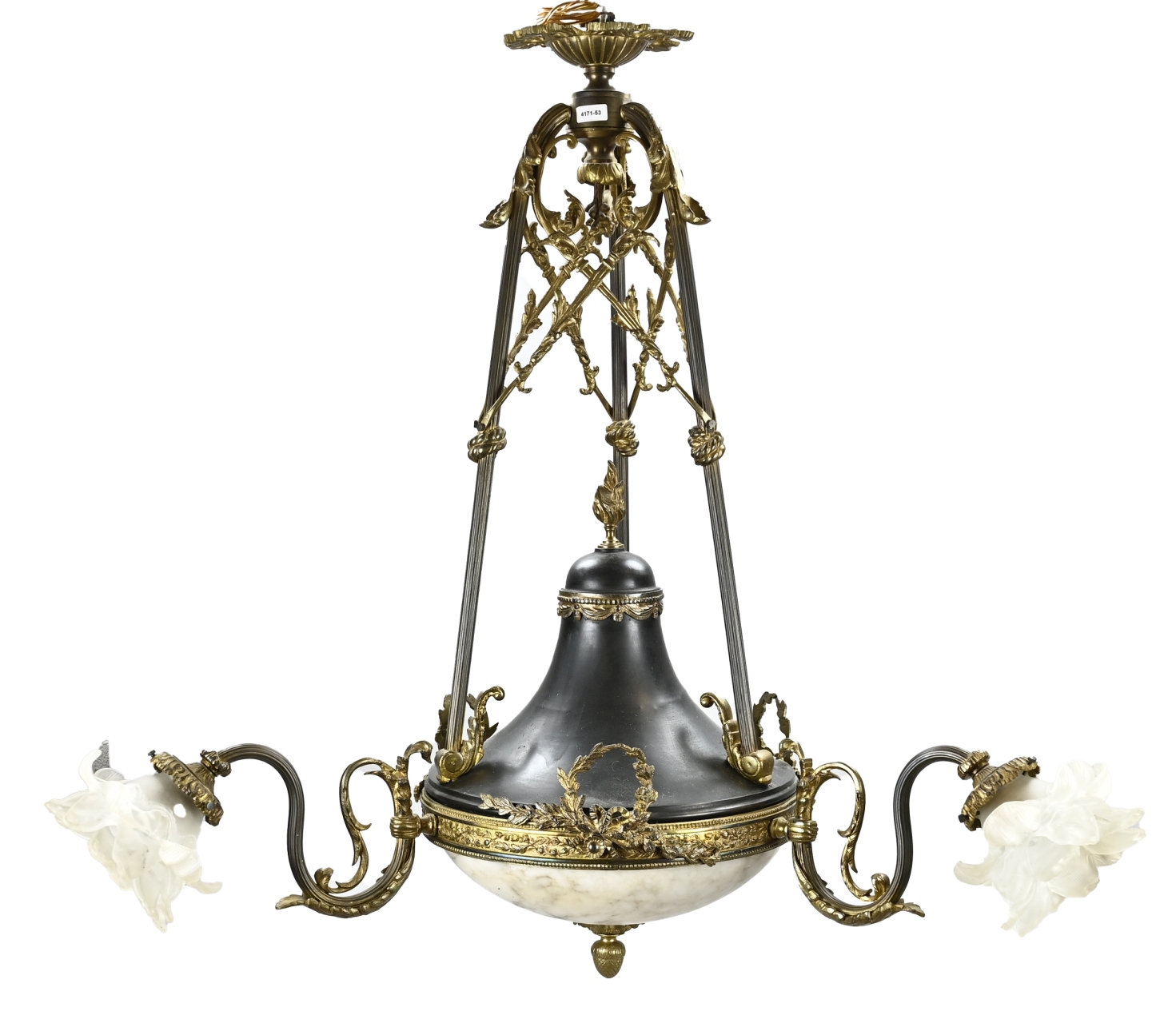 Antique French hanging lamp