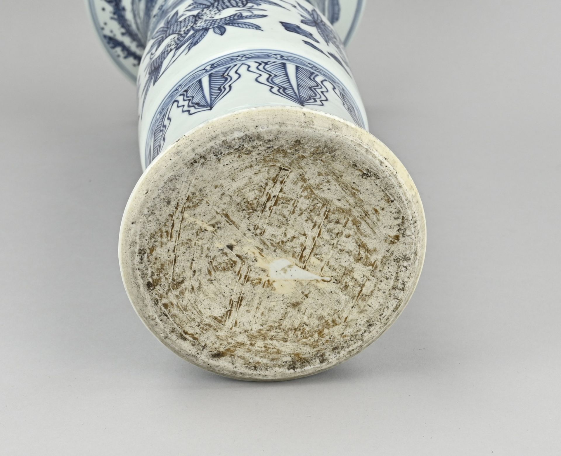 Chinese vase, H 40 cm. - Bild 2 aus 2