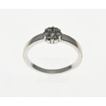 White gold ring with diamond