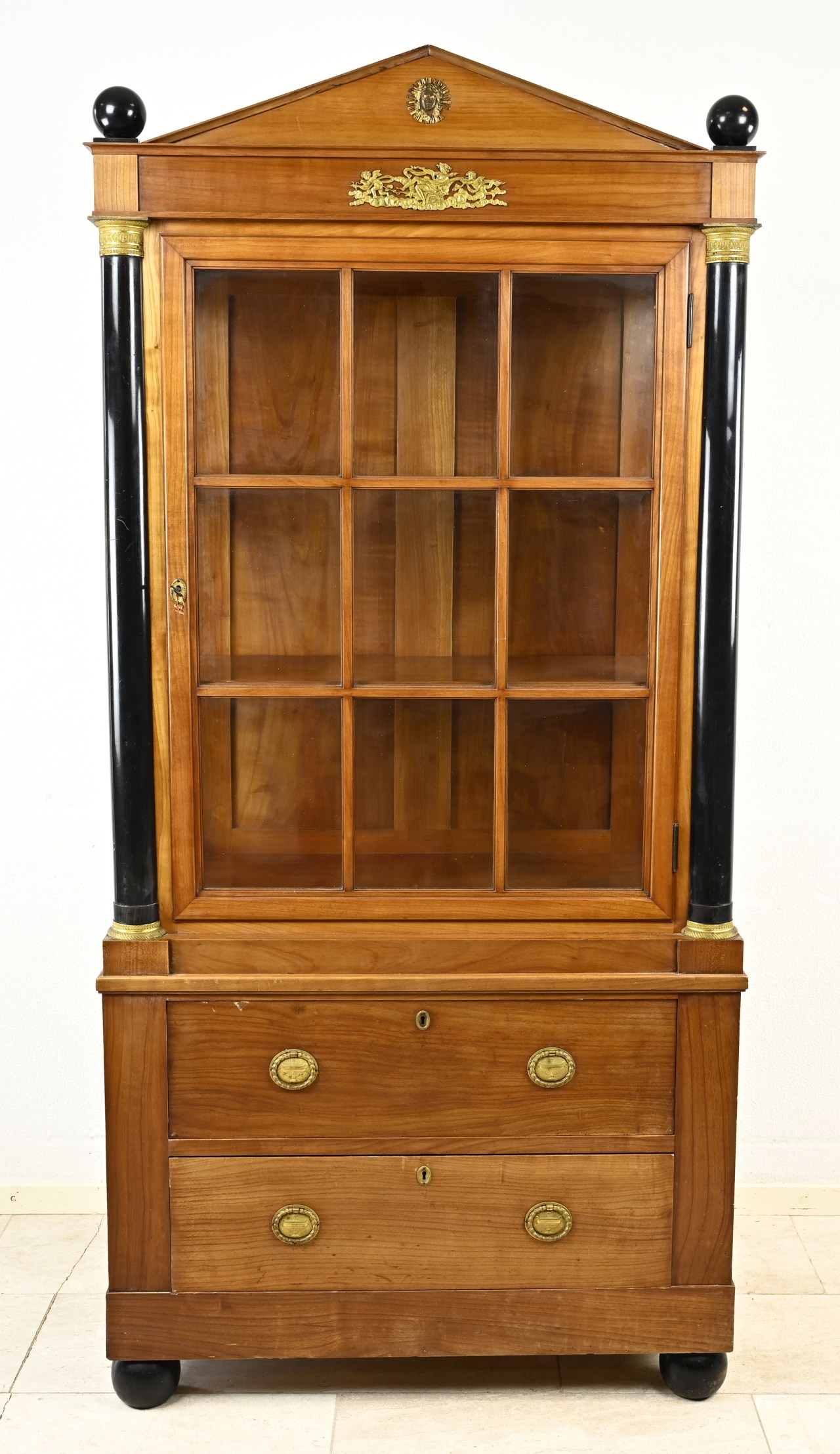 Cherry display cabinet