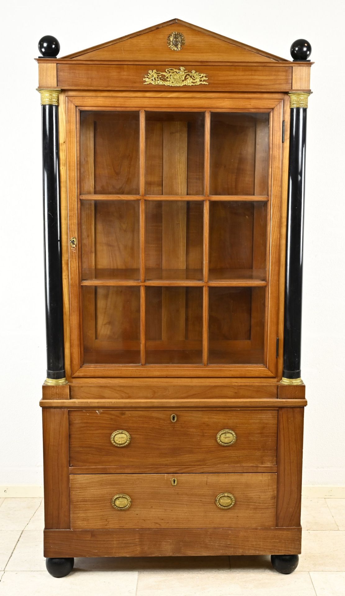 Cherry display cabinet