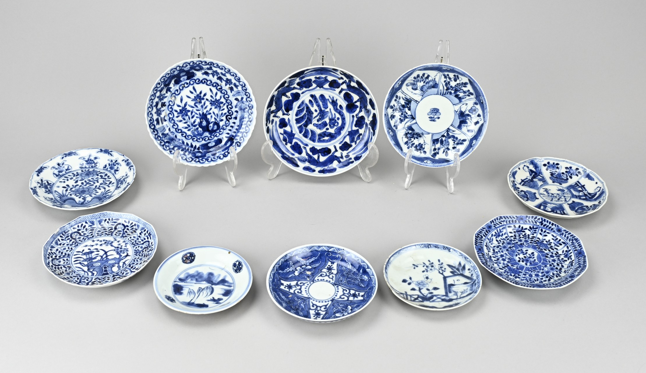 Lot Chinese plates (10x)