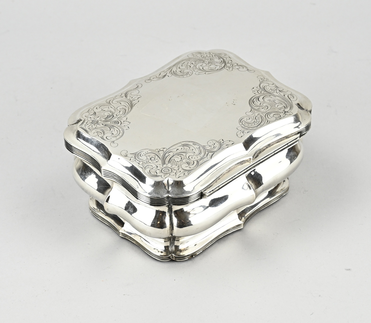 Silver cookie box - Image 2 of 2