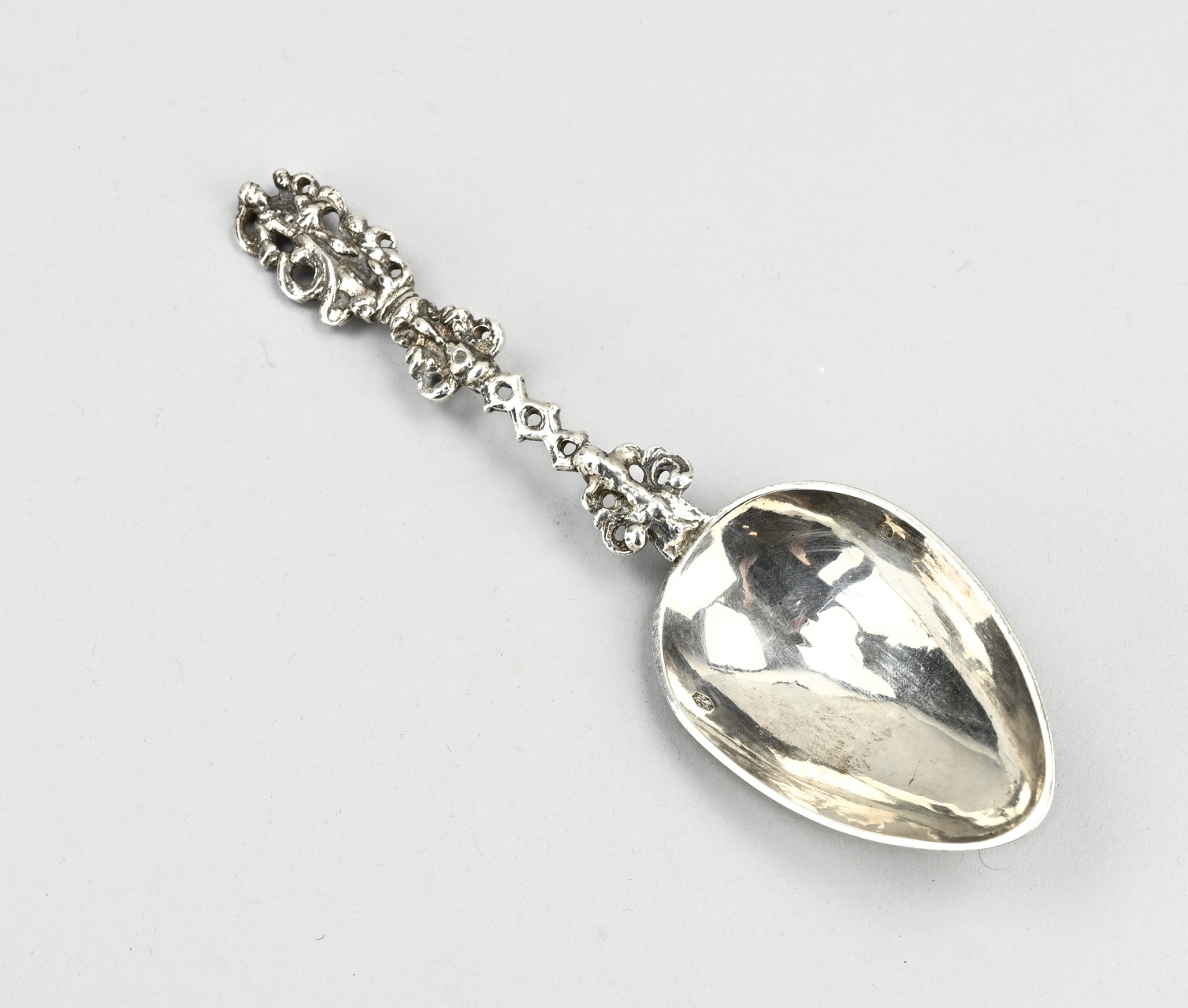 Silver birth spoon