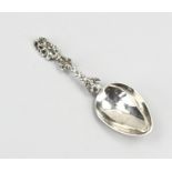 Silver birth spoon