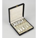 Box of silver spoons