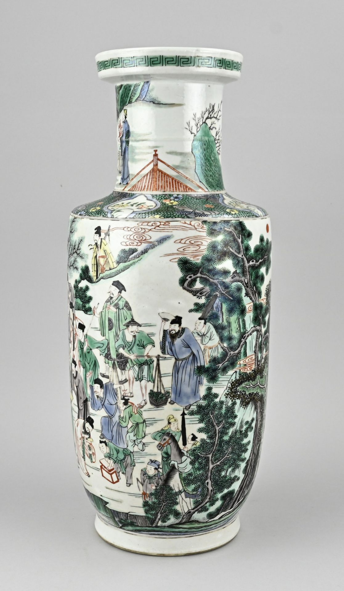 Chinese vase, H 49 cm. - Bild 2 aus 3