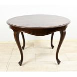 Round mahogany dining table, 1930