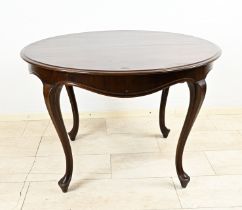 Round mahogany dining table, 1930