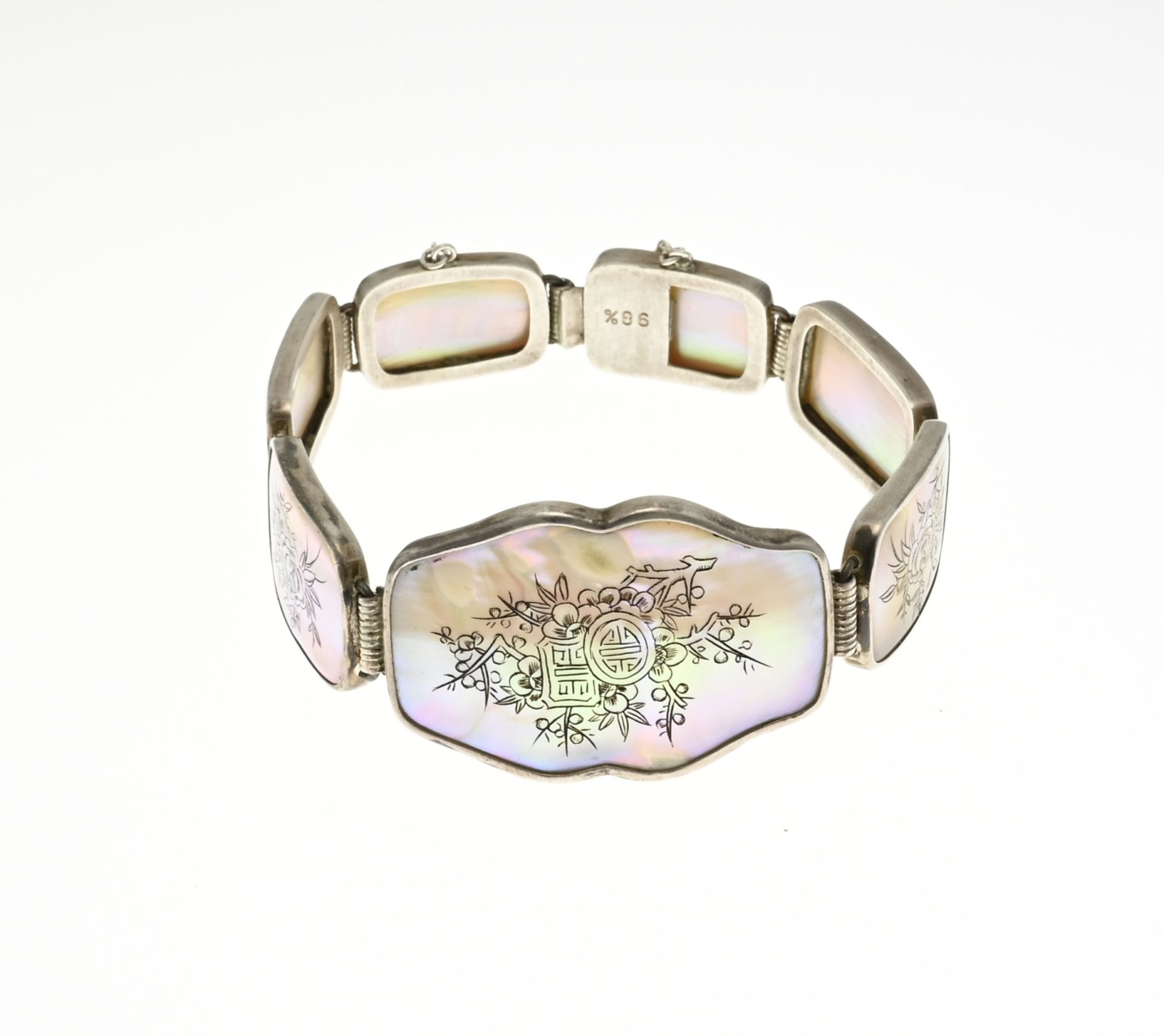Chinese bracelet mother of pearl