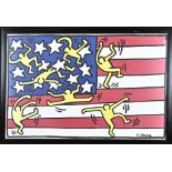 Keith Haring, Figures USA flag