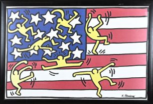 Keith Haring, Figures USA flag