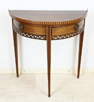 Crescent table