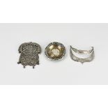 Coin bowl, purse, bracket