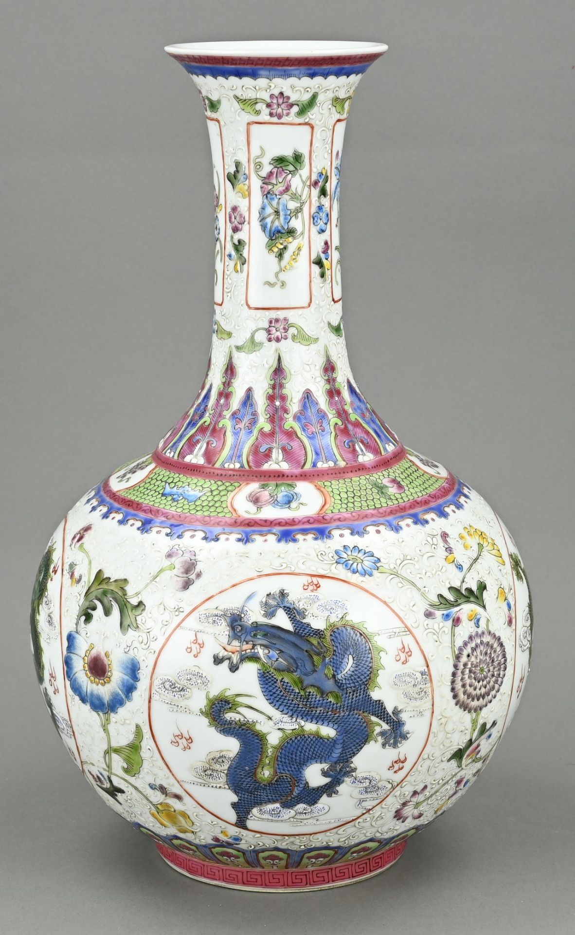 Chinese vase, H 40.8 cm.
