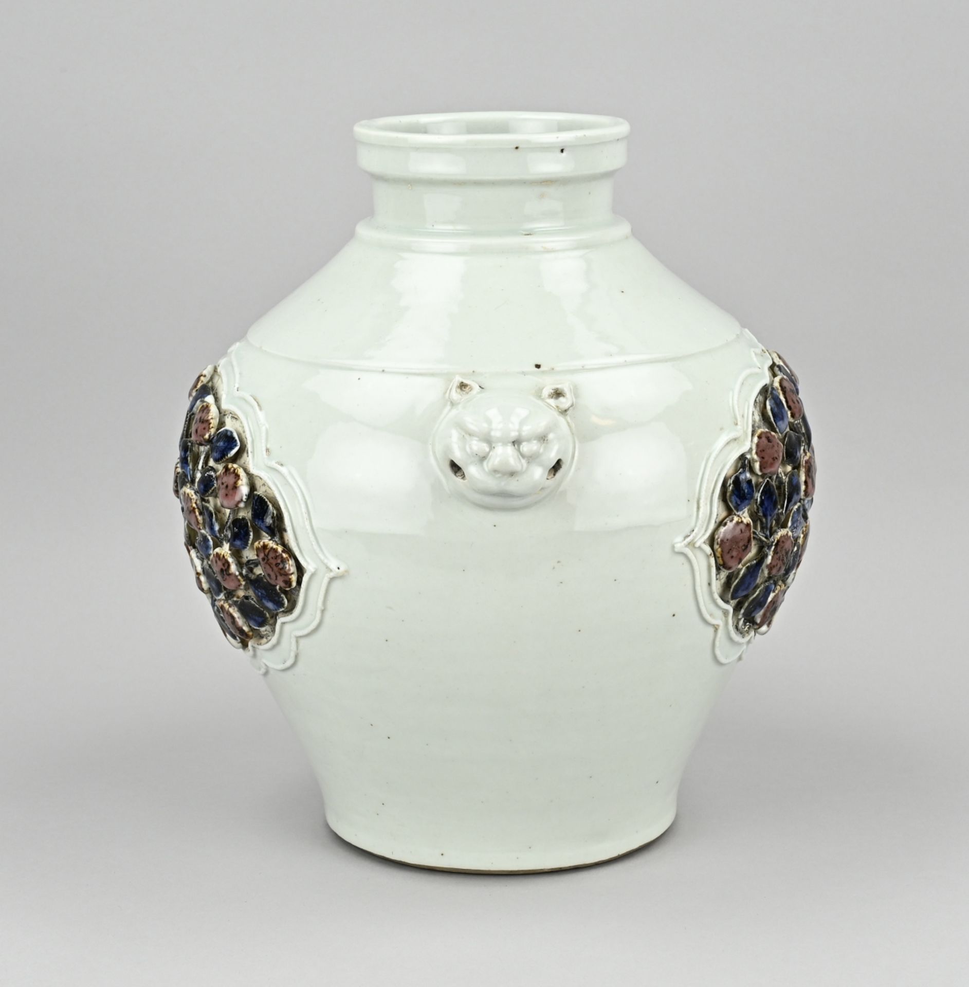 Chinese vase, H 29.5 cm. - Bild 2 aus 3