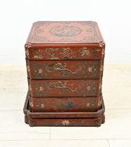 Piece of furniture, red box (Chinese)