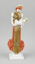 Large Herend figure, H 36.5 cm.