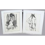 2x Eef de Weerd, 2x Nude study