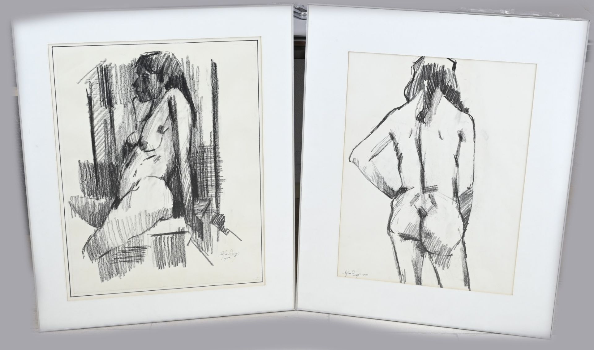 2x Eef de Weerd, 2x Nude study