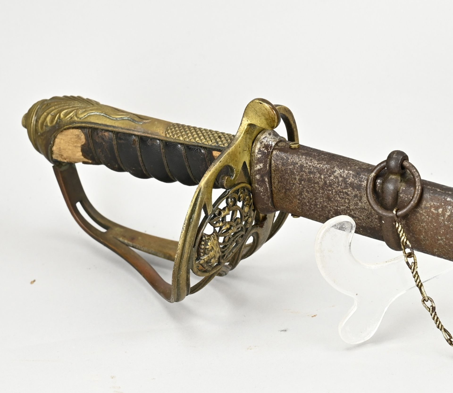 Antique saber + rifle - Image 2 of 2