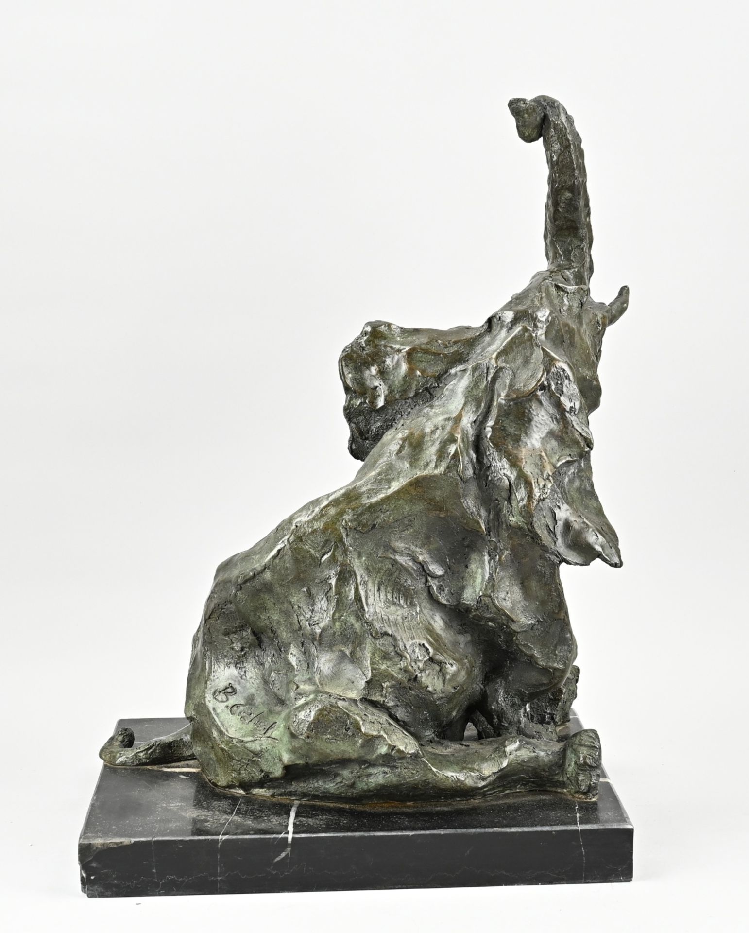 Bronze statue, Young elephant - Bild 2 aus 2