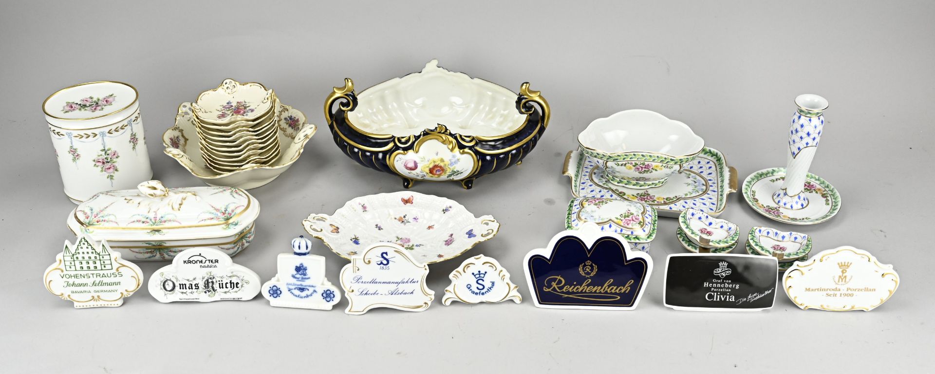 Lot of German porcelain