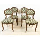 Four Rococo chairs