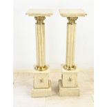 Pair of marble columns