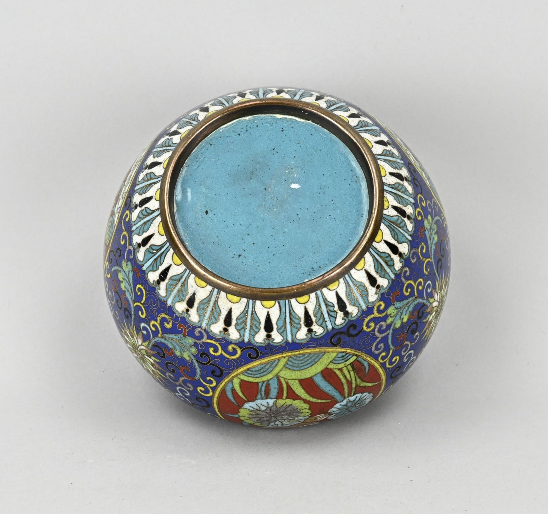 Japanese cloisonnÃ© pot, 1890 - Image 2 of 2