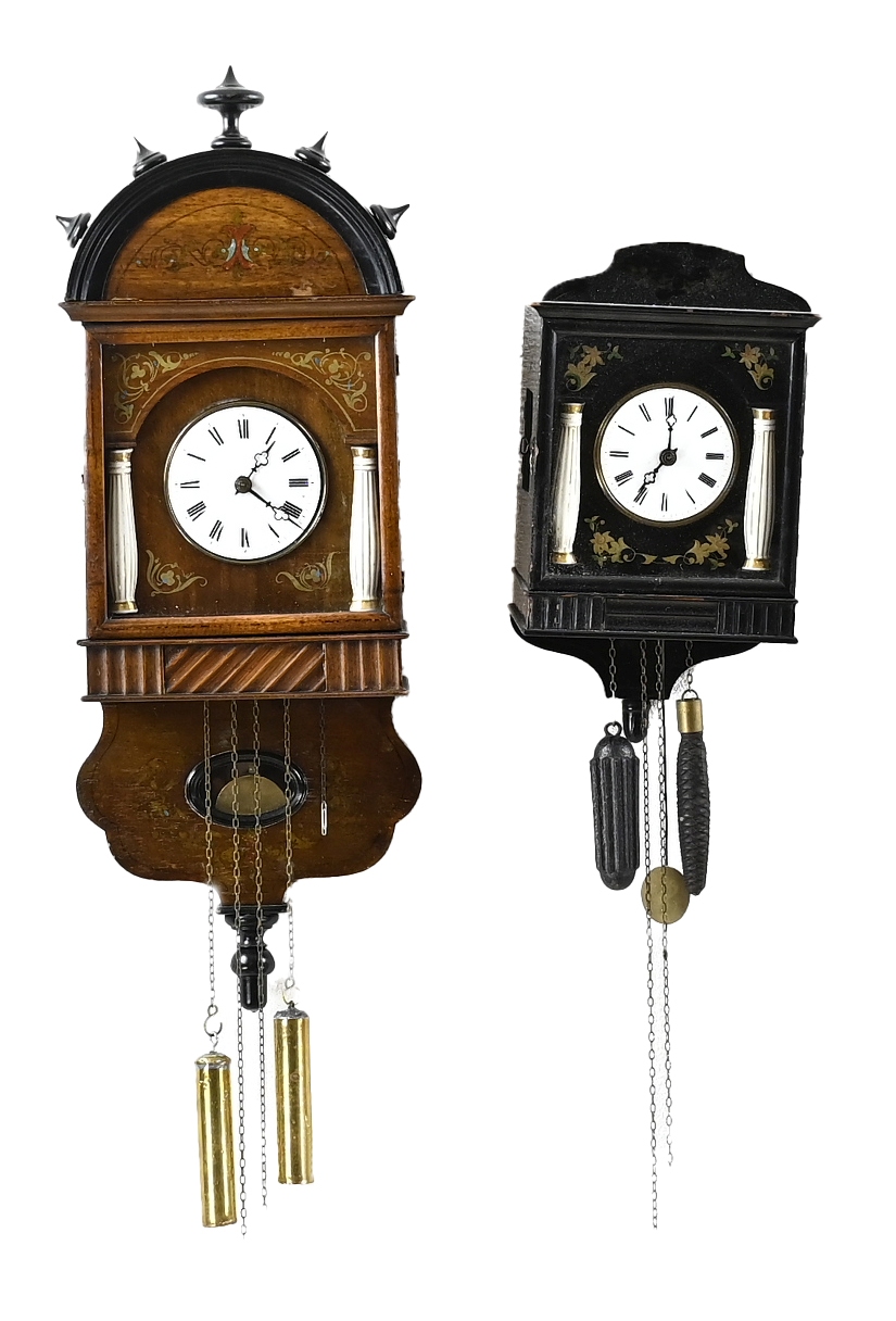 Two Black Forest wall clocks