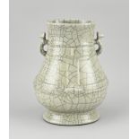 Chinese celadon vase, H 26.4 cm.