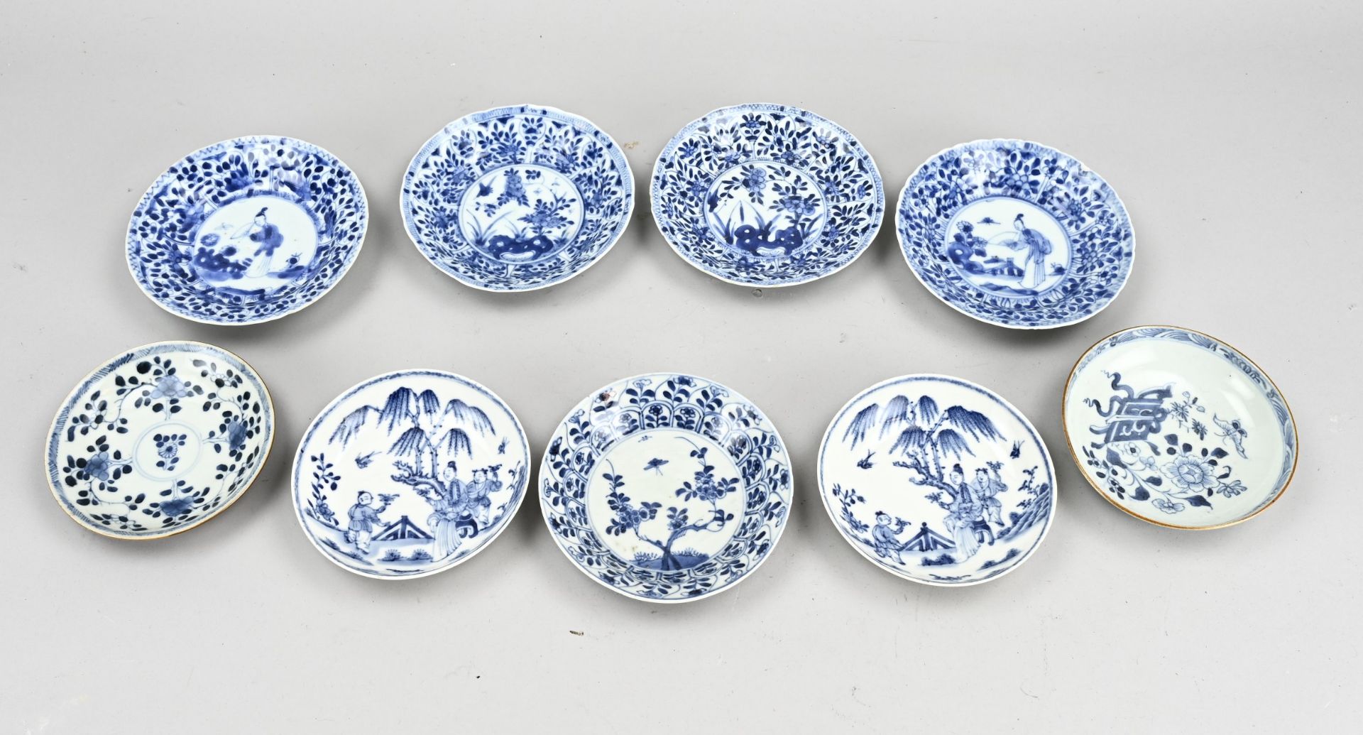 Lot Chinese plates (9x)